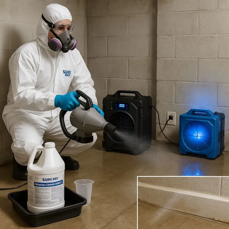 Sanitization and Odor Removal process in Wells Branch, TX